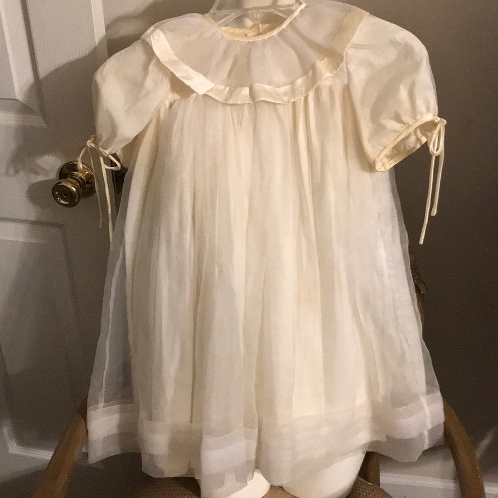 Strasburg heirloom dress antique white size:3y